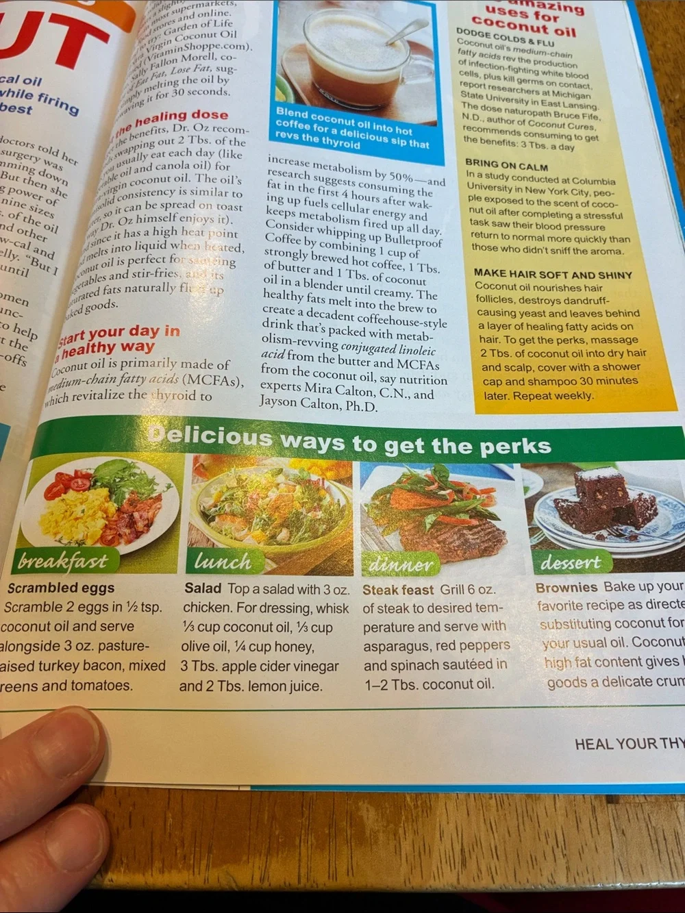 Lot of 3 Health cooking magazines